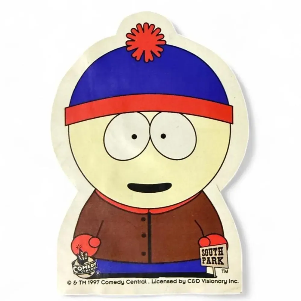 1997 Southpark Stan Marsh Sticker